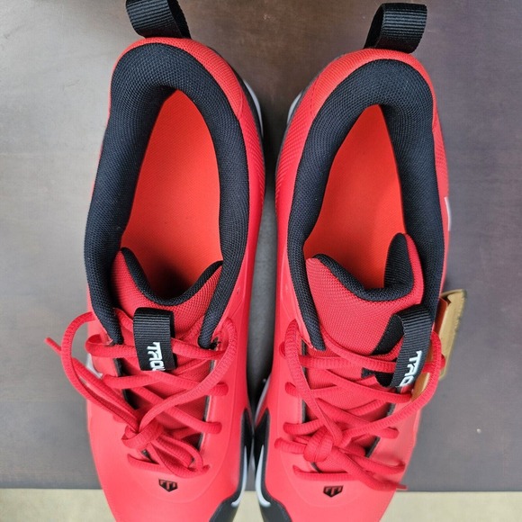 Nike Force Trout 9 Keystone Red White Baseball Cleats FB9728-600 Mens Size 11.5‎ - Picture 11 of 12